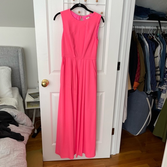 hot pink cold shoulder dress Ashley Lauren 11253 - Cold Shoulder Prom Gown 8 / Hot Pink main image 1
